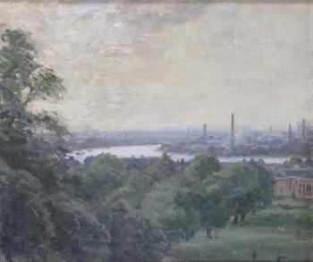 The Thames from Greenwich by 
																	Martin F Hamlyn