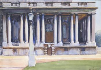 A Colonnade at Greenwich by 
																	William Bruce Ellis Ranken