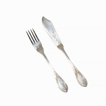 Fish Cutlery by 
																			 D Vollgold and Sohn