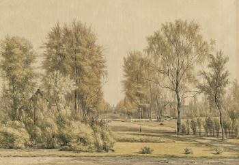 Niederländische Landschaft mit Gehöften by 
																	Jacob Jan van der Maaten