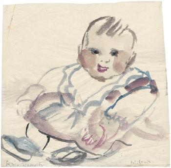 Portrait eines Kindes by 
																	Augusta von Zitzewitz