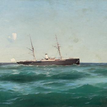 Ship on Sea by 
																			Mikhail Alisov
