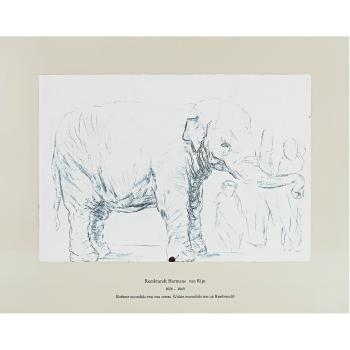 Elefante Escondido Tras Una Cereza, De La Serie: Tesoros De Rijksmuseum by 
																	Boris Viskin