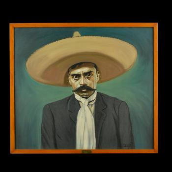 Retrato de Zapata by 
																	Eduardo Crisanto