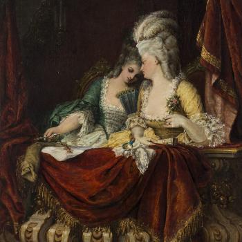 In a Box at the Opera by 
																			Adolph Pichler