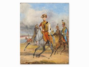Archduke Joseph on Horseback by 
																			Dietrich Monten