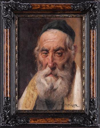 Bearded elder by 
																	Franz Obermuller