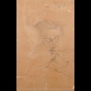 Beethoven. Disegno by 
																			Gino Pancheri