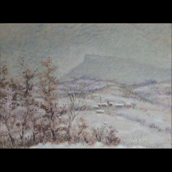 Paesaggio invernale by 
																	Silvio Oliboni