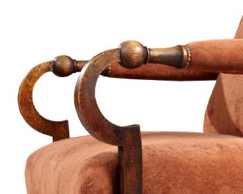 Rare paire de fauteuils by 
																			Maurice Lafaille