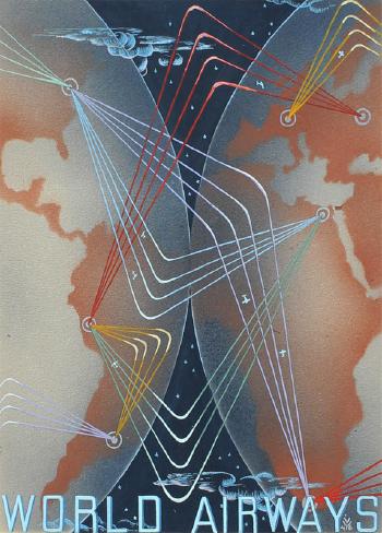 World Airways Illustration by 
																			Vladimir Yoffe
