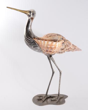 Stork or egret by 
																			Binazzi Foresto