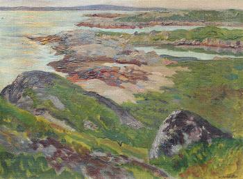Rocky Coastline, Peggy's Cove, Canada by 
																			William Edward Starkweather