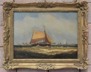 Yachting Scene by 
																			George Stainton