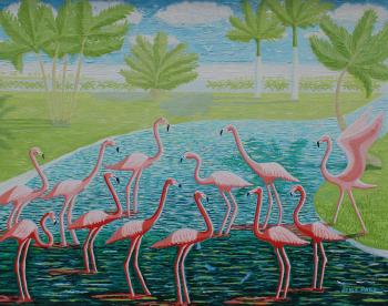 Florida Gardens II by 
																			Joyce Van Tassel Page