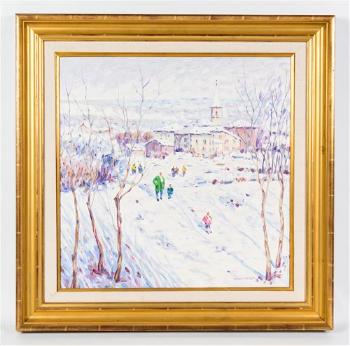 Les joies de la neige by 
																	Jan Van Moor