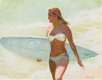 Surfer Girl by 
																	Albert W Hampson