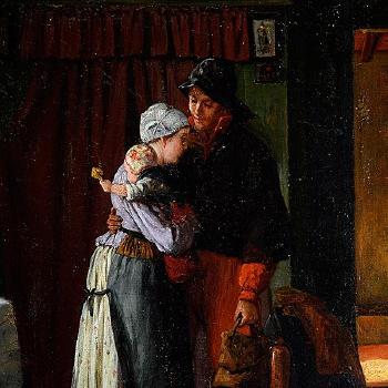 Family in a House by 
																			Carl Emil Mucke
