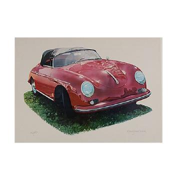 Red Porsche by 
																			Harold James Cleworth