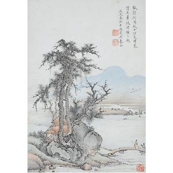Landscape by 
																			 Qin Gan