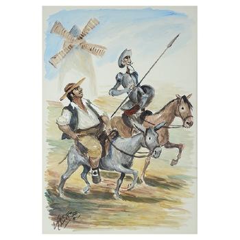 Don Quixote by 
																			Lopez Canito
