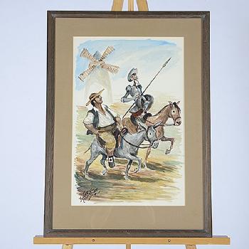 Don Quixote by 
																			Lopez Canito