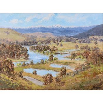 The Murray at Corryong by 
																			J Colin Angus