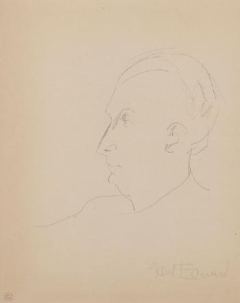 Portrait de Paul Éluard by 
																	Dora Maar