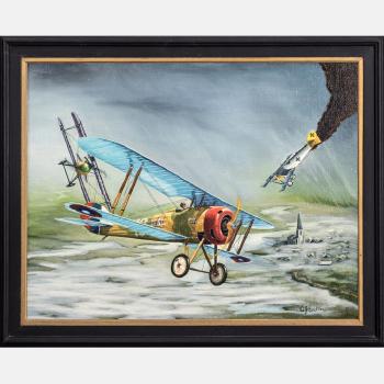 American Flown Nieuport 28 by 
																			Albert J Enckler
