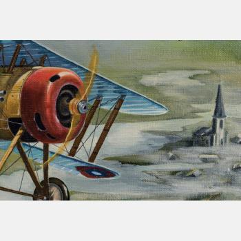 American Flown Nieuport 28 by 
																			Albert J Enckler