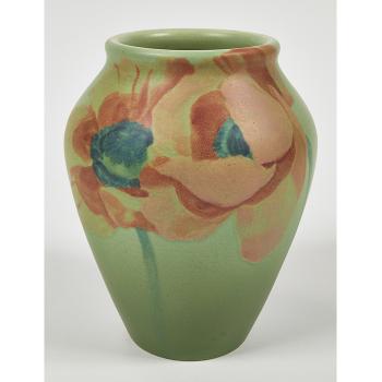 Poppies vase by 
																			Harriet Wilcox