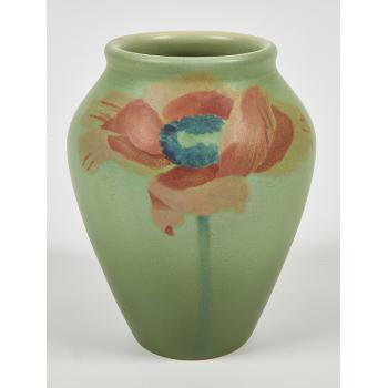 Poppies vase by 
																			Harriet Wilcox