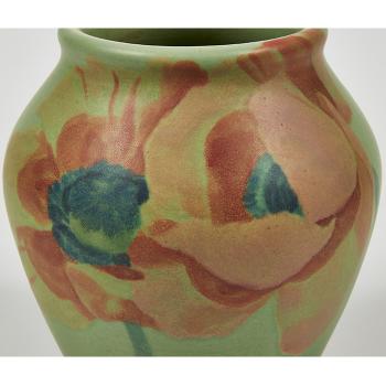 Poppies vase by 
																			Harriet Wilcox