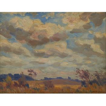 Grayling Back Fields, Storm Clouds by 
																			Alfred Juergens