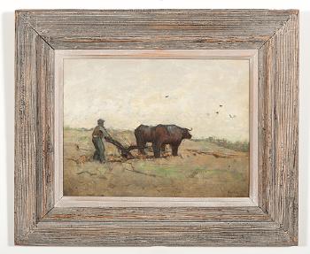 Spring plowing by 
																			Louis Paul Dessar