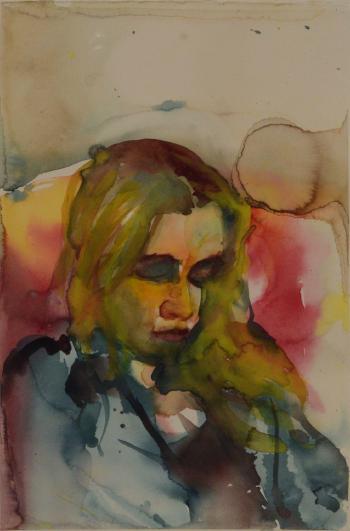 Christelle Asleep by 
																	Michael Ajerman