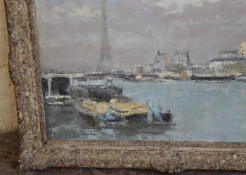 La Seine à Passy by 
																			Henri Dezire