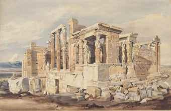 The Erectheion, Athens by 
																	Thomas Hartley Cromek