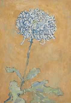Chrysanthemum by 
																	Piet Mondrian