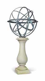 A armillary sphere by 
																	David Harber