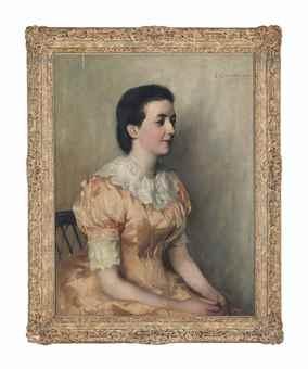 Portrait of Barbara Anne Milligan, née Milne by 
																	James Cadenhead