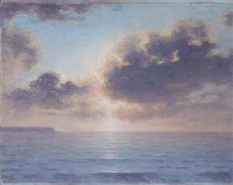 Study of Sea and Sky by 
																	Henri Adolphe Laissement