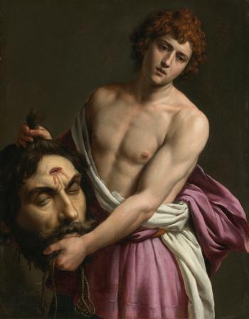 David with the head of Goliath by 
																	Alessandro Turchi