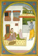 'Oh Friend! Unfortunately, Krishna is not the Lotus-Lover, as you describe him' by 
																			Purkhu of Kangra