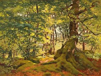 Forest idyll by 
																			Joseph de Ruysscher