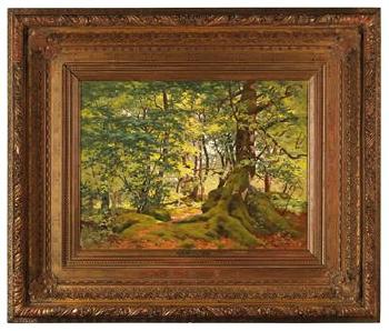Forest idyll by 
																			Joseph de Ruysscher