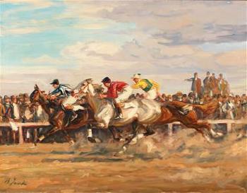 Horse race by 
																			Angelo Jank