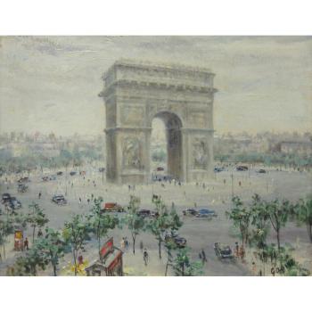 L'Arc de Triomphe, Paris by 
																	Paul Gagni