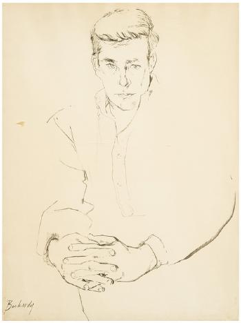 Portrait of Jack Larson by 
																			Don Bacardy