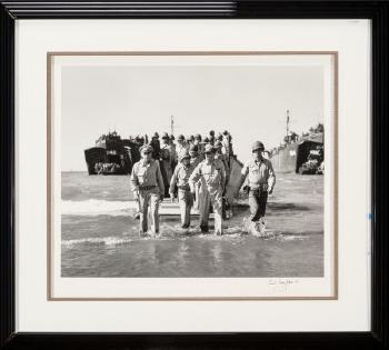 General Douglas MacArthur Landing in Luzon by 
																			Carl Mydans